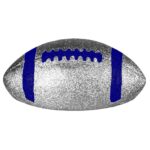 Half Blue & Silver Football