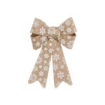 Snowflake Christmas Bow XC6307