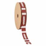 5/8" Football Grosgrain Ribbon