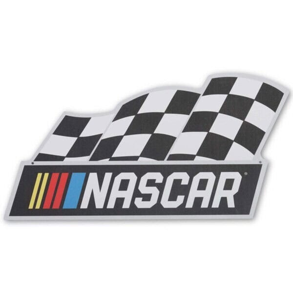 Checkered Flag NASCAR Sign
