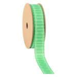7/8" Football Field Grosgrain Ribbon