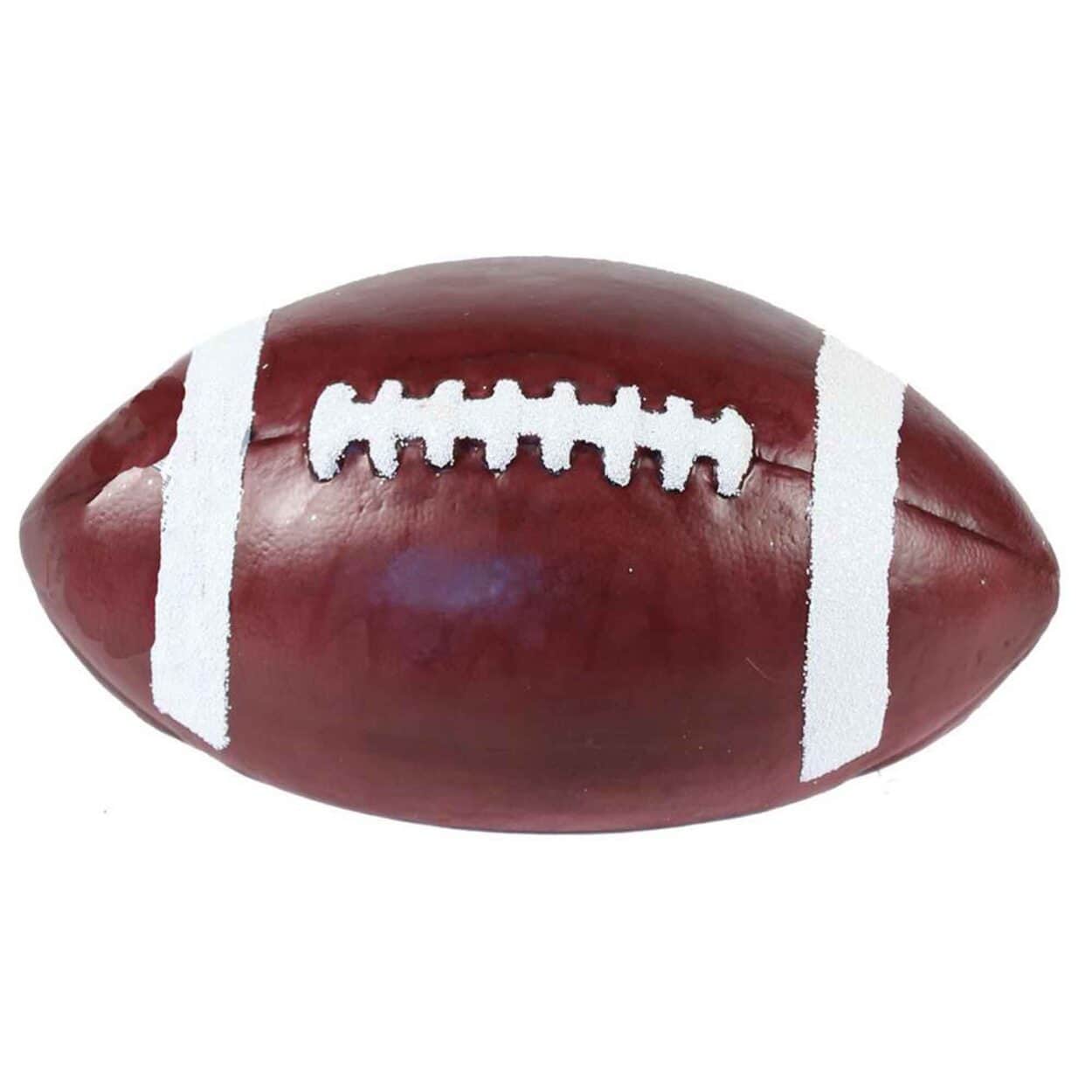 Half White Brown Football