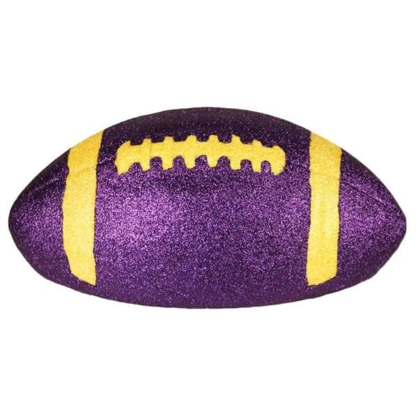 Half Yellow Purple Football - 11 inches