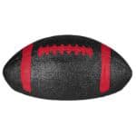 Half Red Black Football - 11 inches