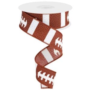 1.5" Football Laces Ribbon - 50
yards