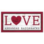 Arkansas Razorback Sign - Love