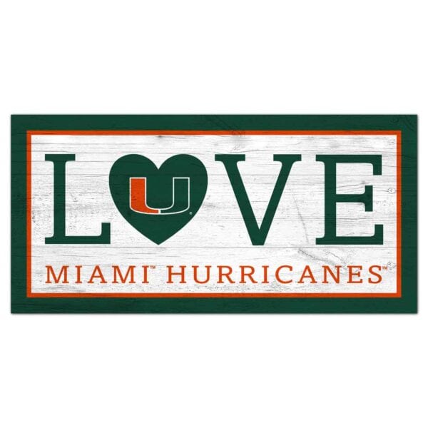 Miami Hurricanes Sign - Love