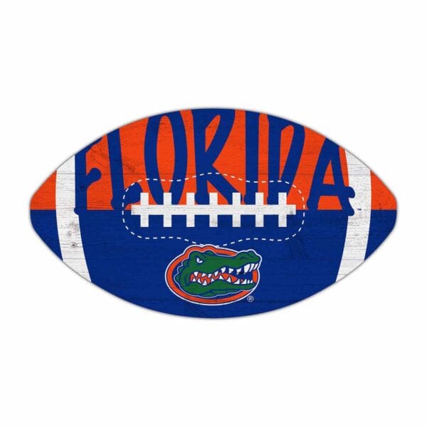 Florida Gators Color Football Sign