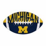Michigan Sign - Color Football