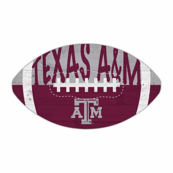 Texas AM Color Football Sign