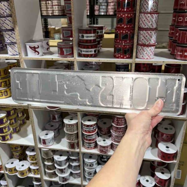 Alabama Rectangle Sign Metal