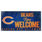 Chicago Bears Sign - Fans Welcome
