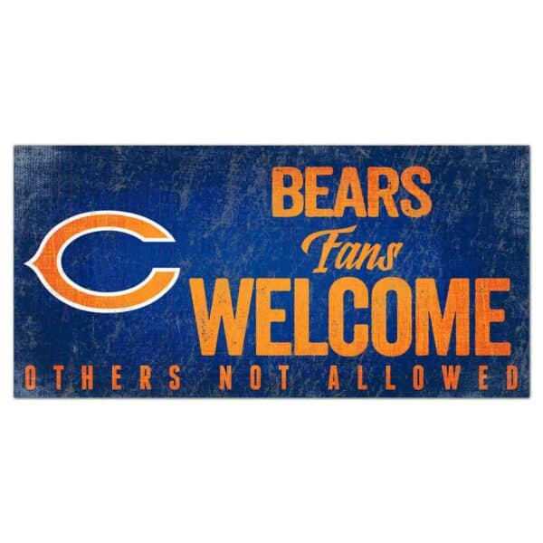 Chicago Bears Sign - Fans Welcome
