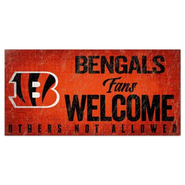 Cincinnati Bengals Sign - Fans Welcome
