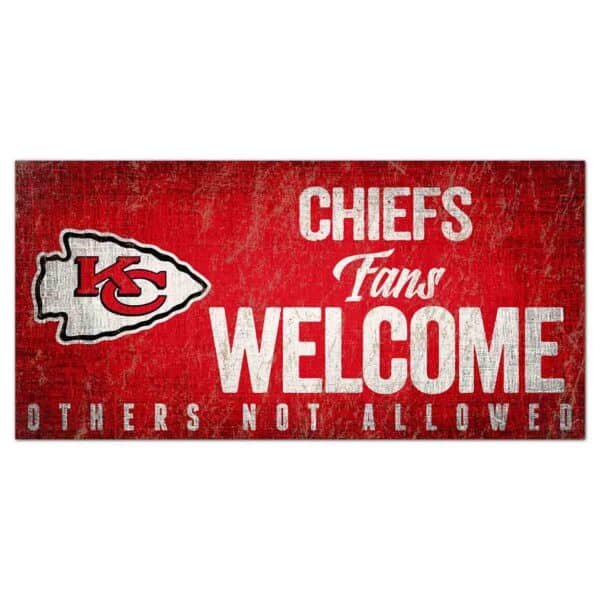 Chiefs Fans Welcome Sign