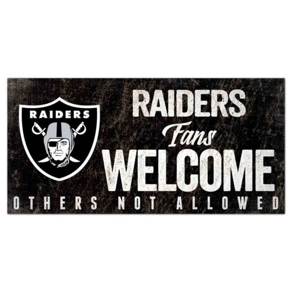 Las Vegas Raiders Fans Welcome Sign