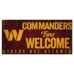 Washington Commanders Sign - Fans Welcome