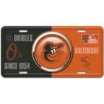 Baltimore Orioles License Plate - Bullseye