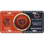 Chicago Bears License Plate - Bullseye