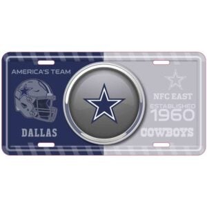 Dallas Cowboys Bullseye License Plate