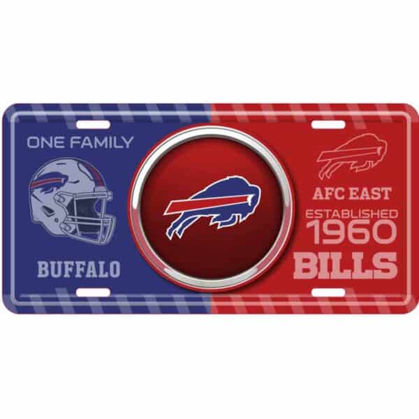 Buffalo Bills Bullseye License Plate