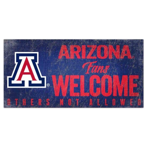 Arizona Wildcats Fans Welcome Sign