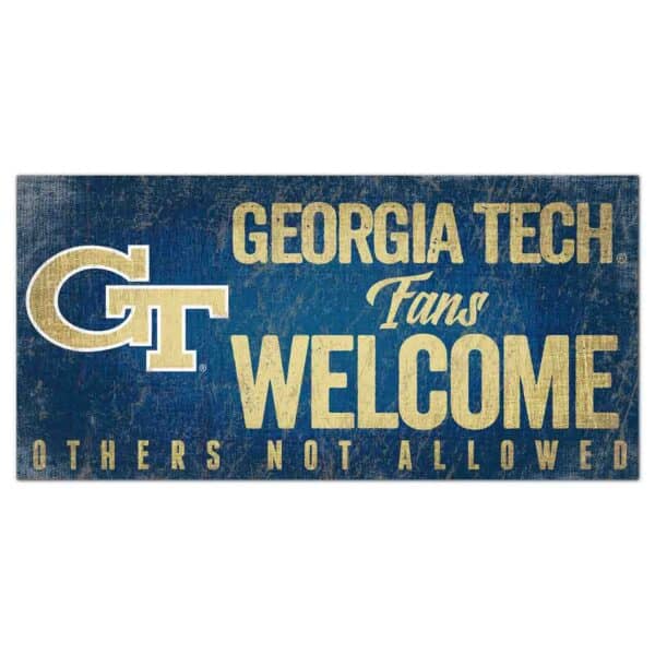Georgia Tech Fans Welcome Sign