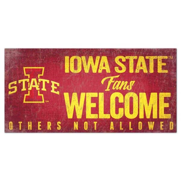 Iowa State Fans Welcome Sign