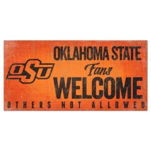 Oklahoma State Fans Welcome Sign