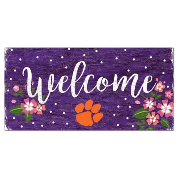 Clemson Flowers Sign