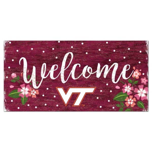 Virginia Tech Flowers Sign