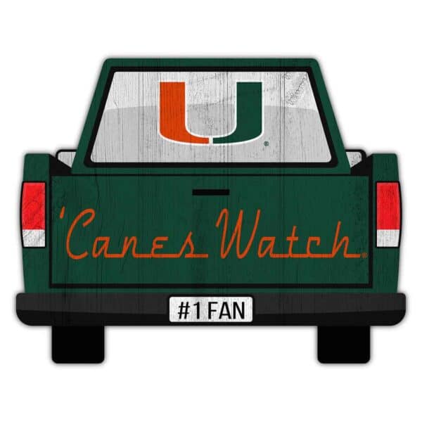Miami Hurricanes Tailgate Sign