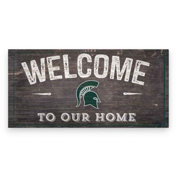 Michigan State Welcome Sign