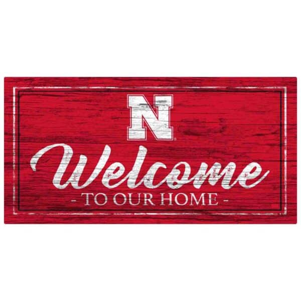 Nebraska Cornhuskers Home Sign
