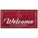 Oklahoma Sooners Home Sign