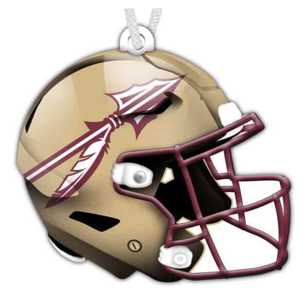 Florida State Flat Helmet Ornament