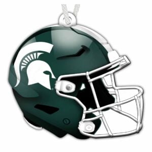 Michigan State Flat Helmet Ornament