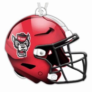 NC State Flat Helmet Ornament
