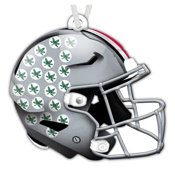 Ohio State Flat Helmet Ornament