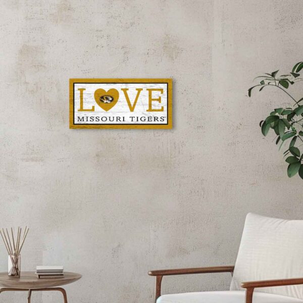 Missour Tigers Love Sign