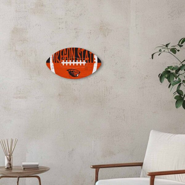 Oregon State Color Football Sign
