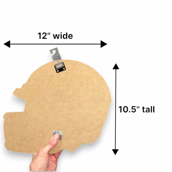 Fan Creations Helmet Sign Measurements