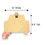 Fan Creations Tailgate Sign Measurements