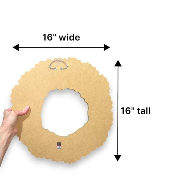 Fan Creations Wreath Sign Measurements