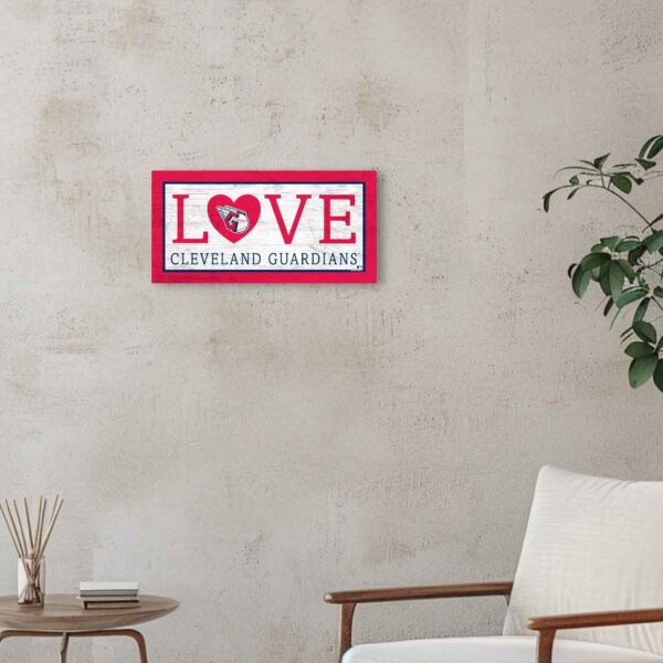 Cleveland Guardians Love Sign