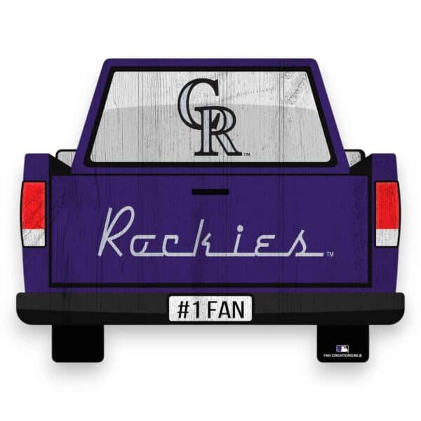 Colorado Rockies Tailgate Sign
