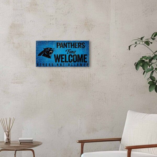 Carolina Panthers Fans Welcome Sign