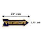 WVU Arrow Sign