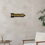 WVU Arrow Sign