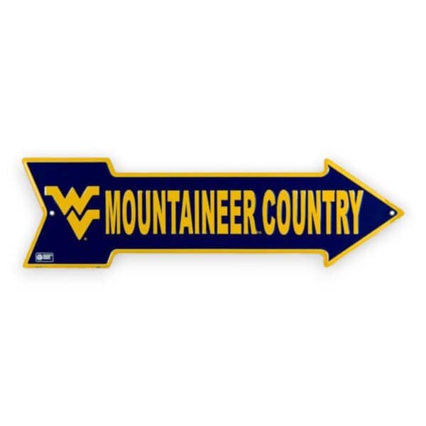 WVU Arrow Sign